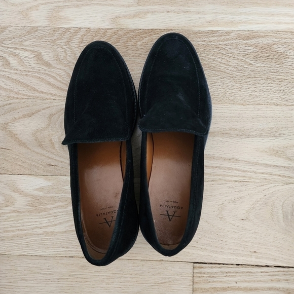 Aquatalia black suede loafers Size 6.5 - Picture 6 of 9